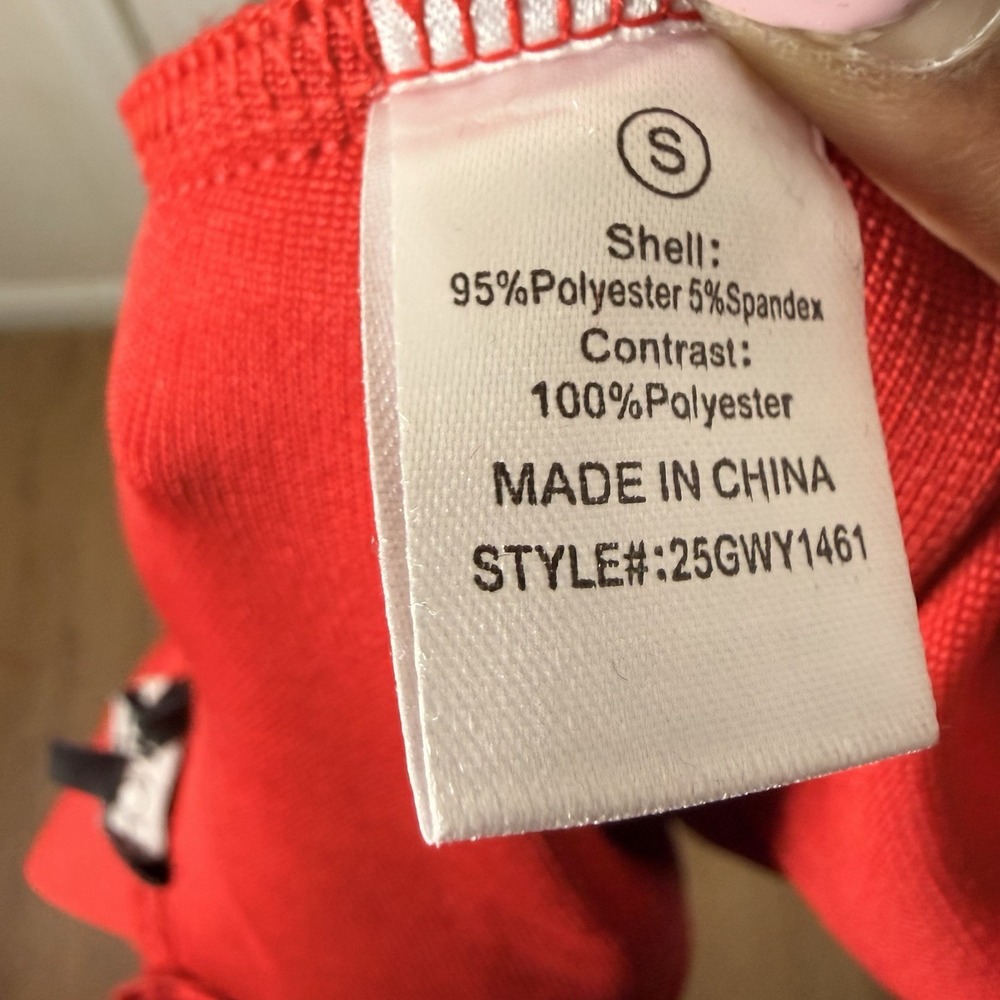 FASHION NOVA Red Fiona Fringe Trim Bandage Mini Dress Sz S - Picture 8 of 10